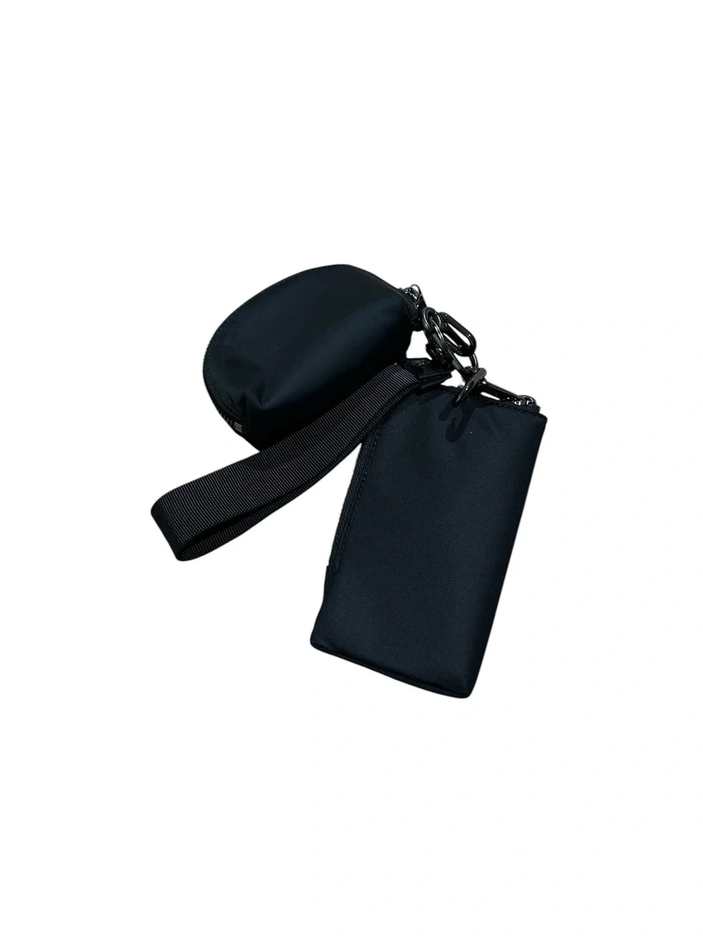 NWOT Lululemon Athletica Black Wristlet Tech Pouch Set for Men